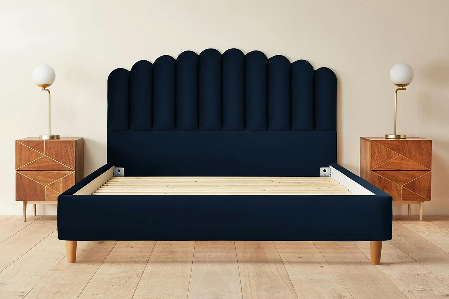 Silentnight | Oriana Bed Frame with Beech Leg | Super King | 6ft | Colour Options-2
