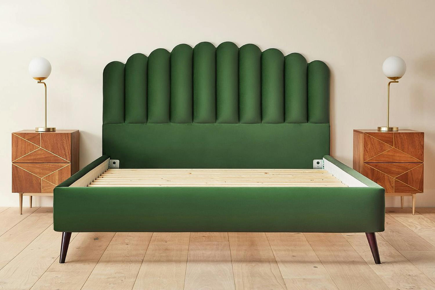 Silentnight | Oriana Bed Frame with Slant Dark Leg | Super King | 6ft | Colour Options-2