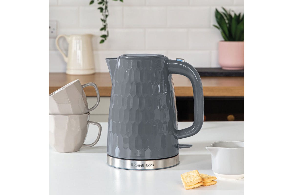 Russell Hobbs 1.7L Honeycomb Kettle | 26053 | Grey-2