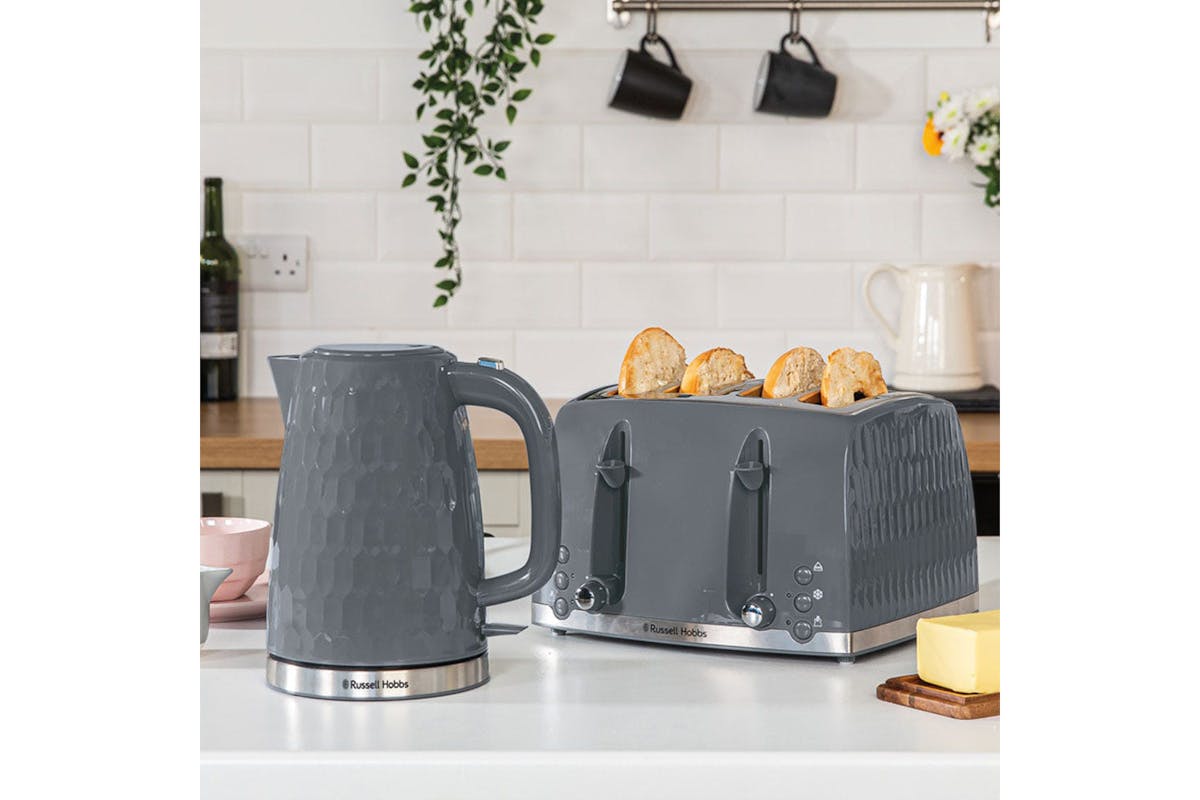 Russell Hobbs 1.7L Honeycomb Kettle | 26053 | Grey-7