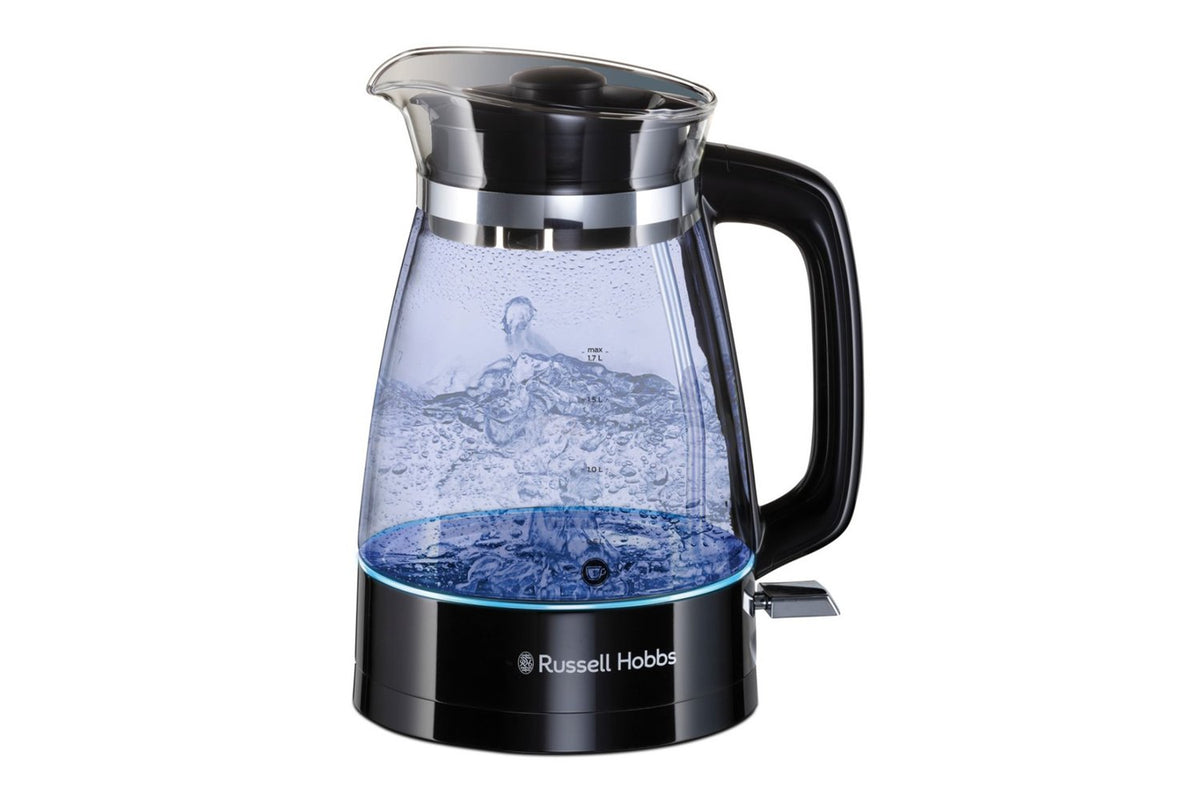 Russell Hobbs 1.7L Classic Glass Kettle | 26080 | Black