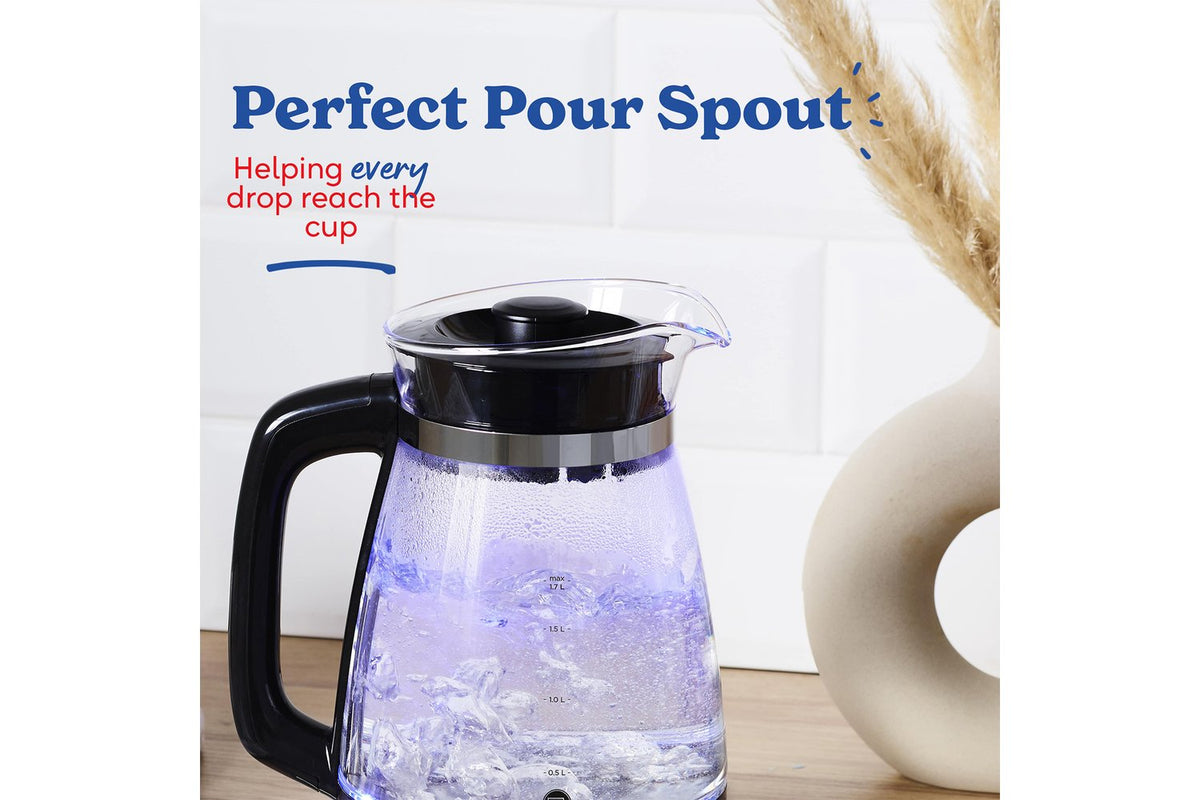 Russell Hobbs 1.7L Classic Glass Kettle | 26080 | Black-2