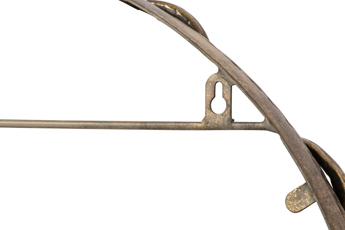 Knot Iron Arched Wall Mirror | Gold | 57.5 x 162 cm-4