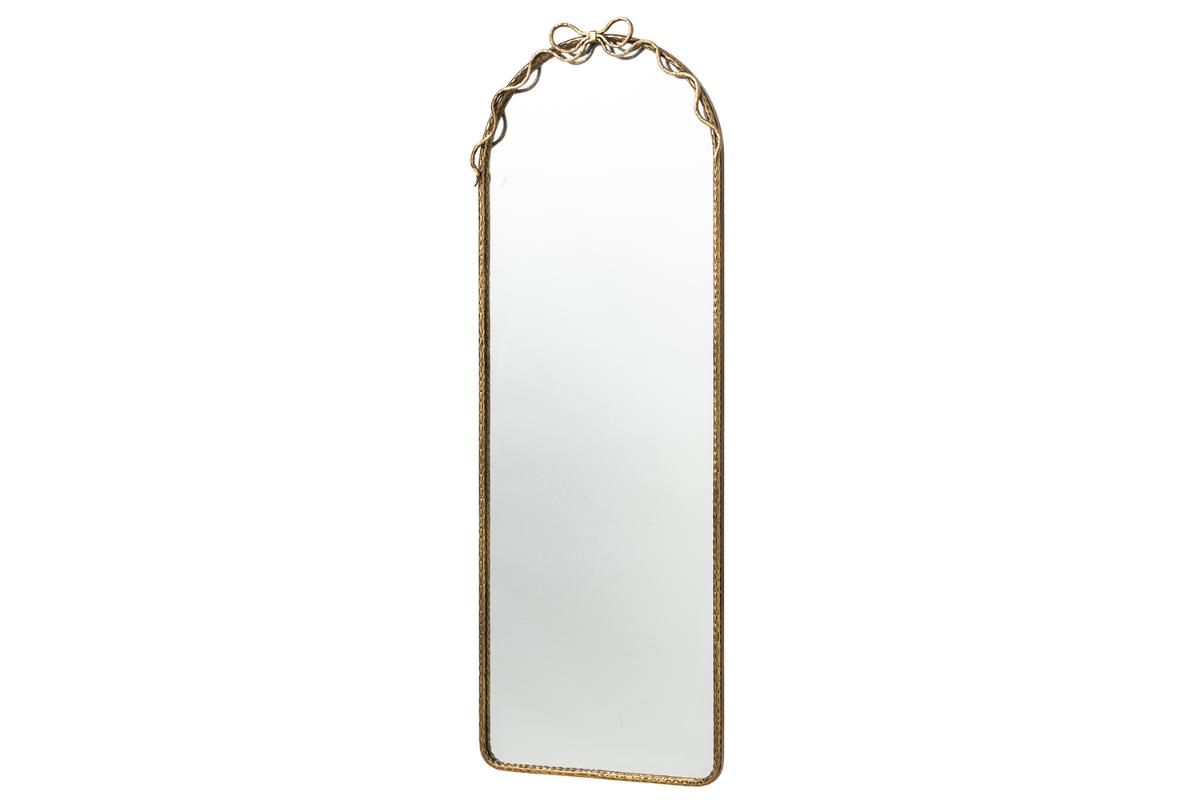 Knot Iron Arched Wall Mirror | Gold | 57.5 x 162 cm