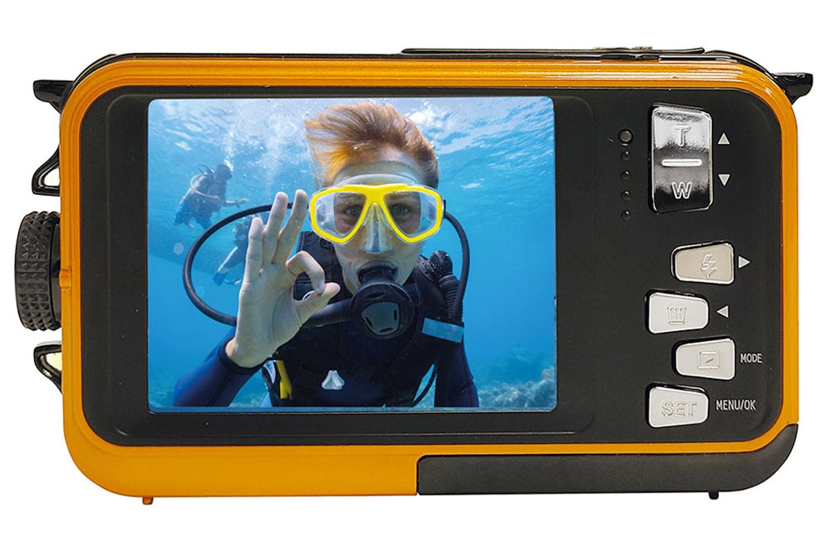 Easypix Aquapix W3027 Wave Camera | Sunset Orange-3