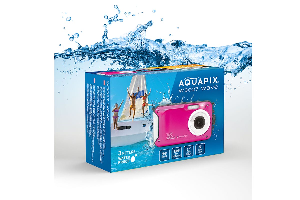 Easypix Aquapix W3027 Wave Camera | Pink-4