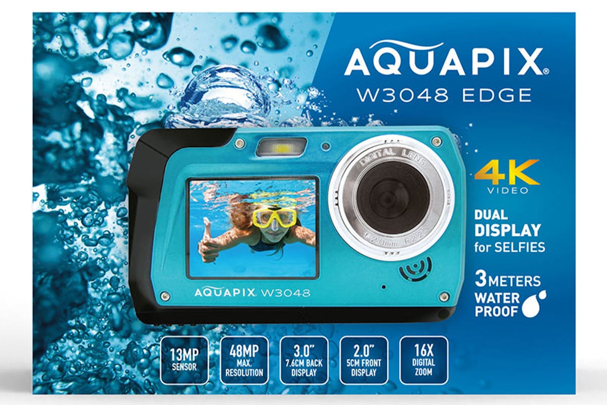 Easypix Aquapix W3048 Edge Camera | Ice Blue-9