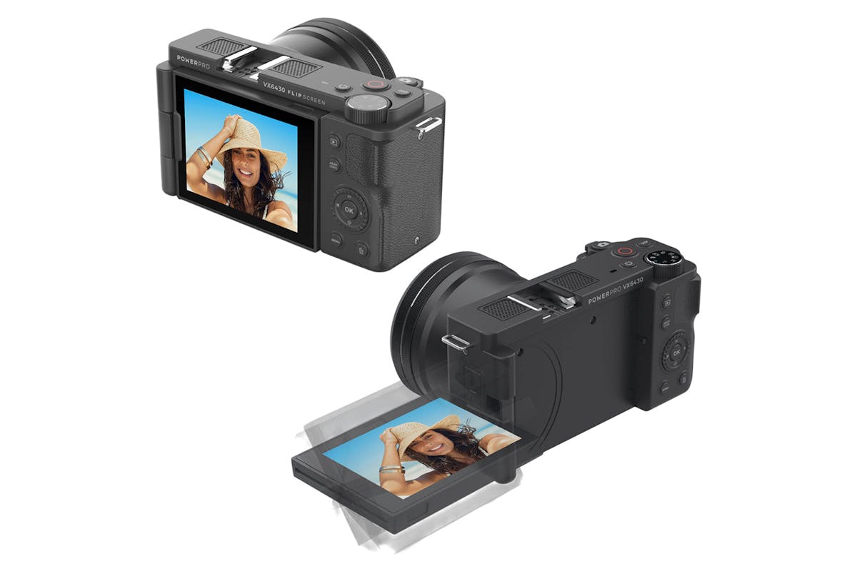 Easypix PowerPro VX6430 Flip Screen WiFi Bridge Camera-3