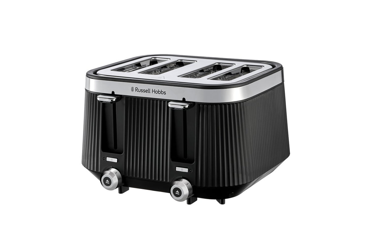 Russell Hobbs Bronte 4 Slice Toaster | 26770 | Black