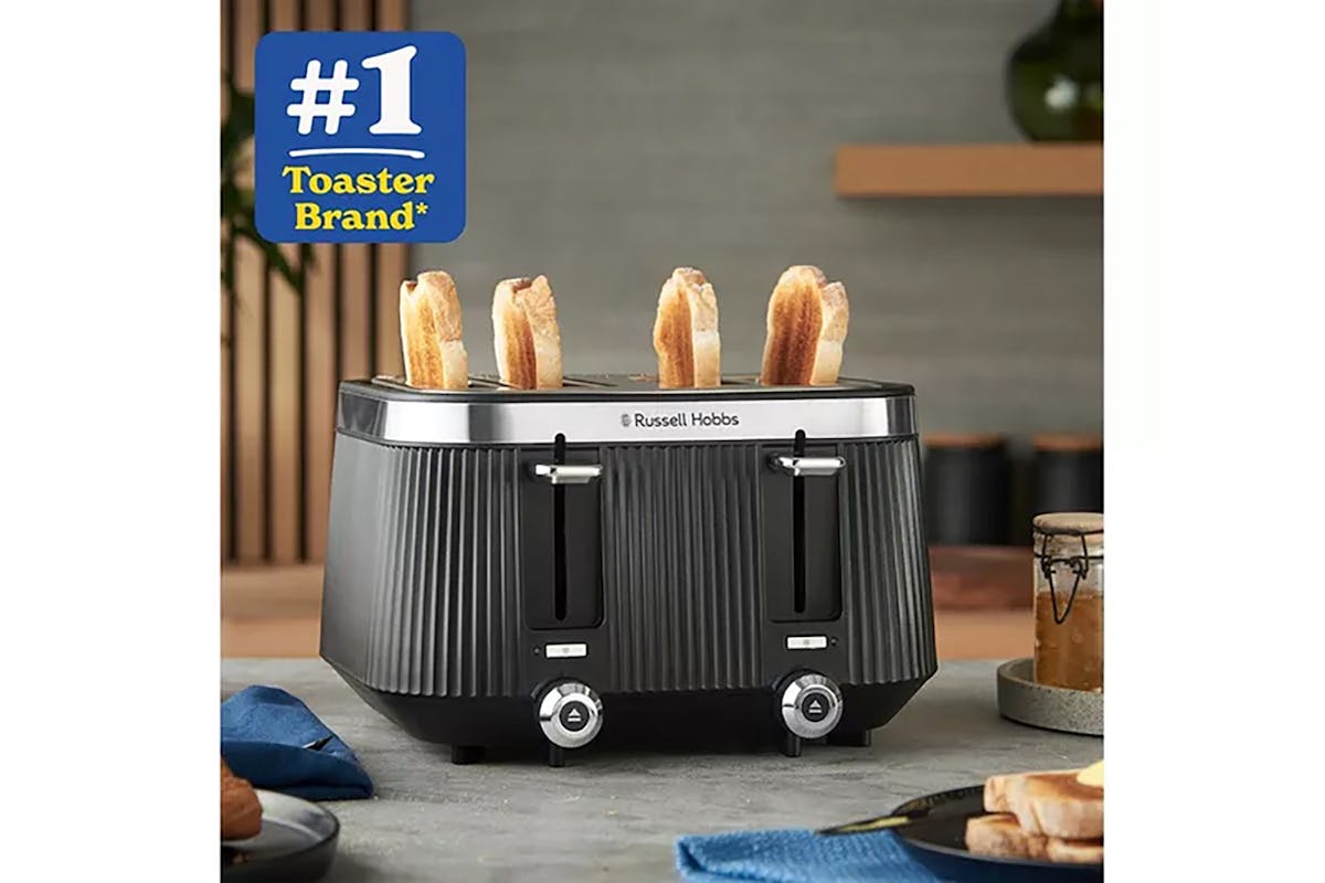 Russell Hobbs Bronte 4 Slice Toaster | 26770 | Black-2