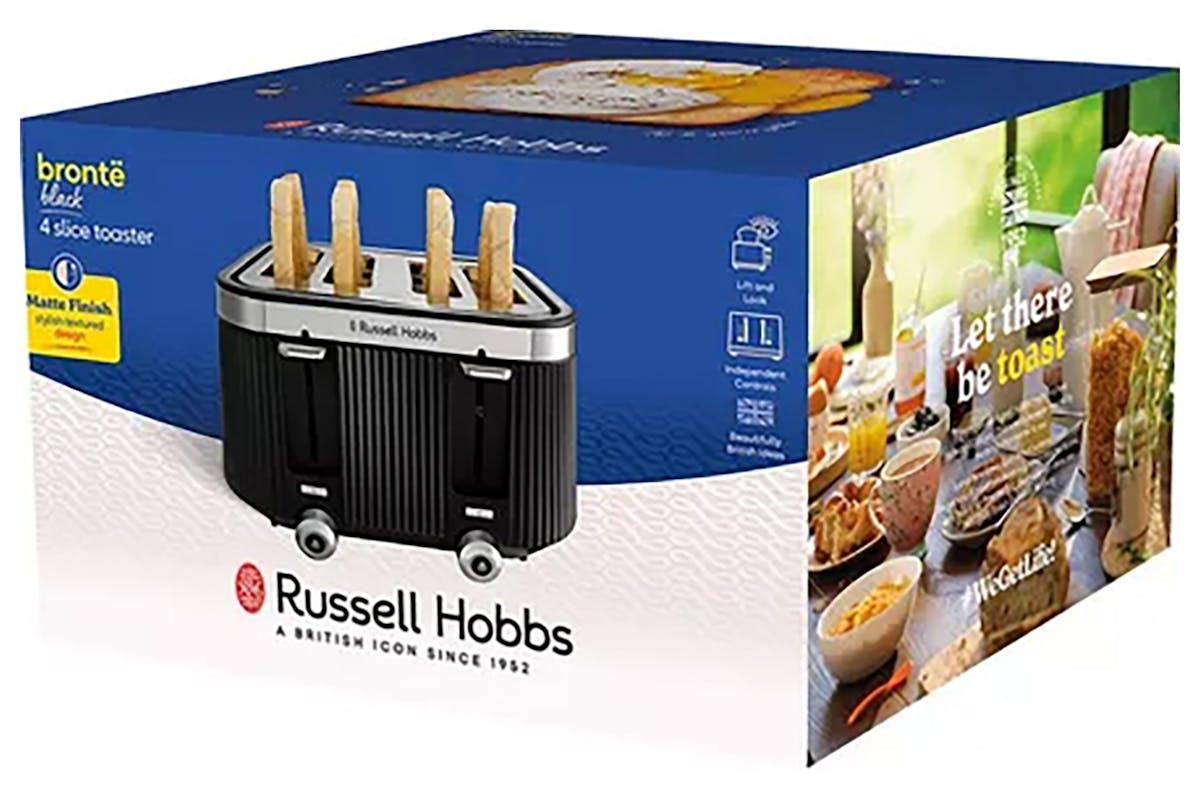 Russell Hobbs Bronte 4 Slice Toaster | 26770 | Black-6