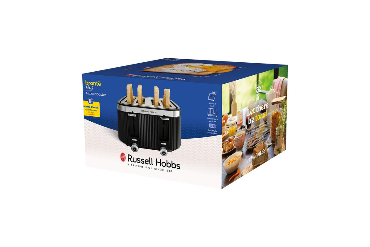 Russell Hobbs Bronte 4 Slice Toaster | 26770 | Black-6