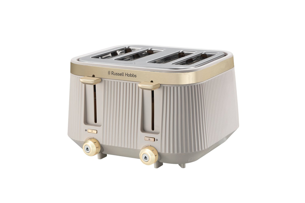 Russell Hobbs Bronte 4 Slice Toaster | 26771 | Stone