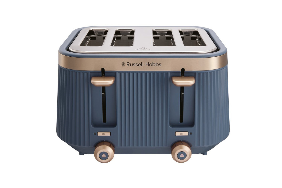 Russell Hobbs Bronte 4 Slice Toaster | 26772 | Navy Blue