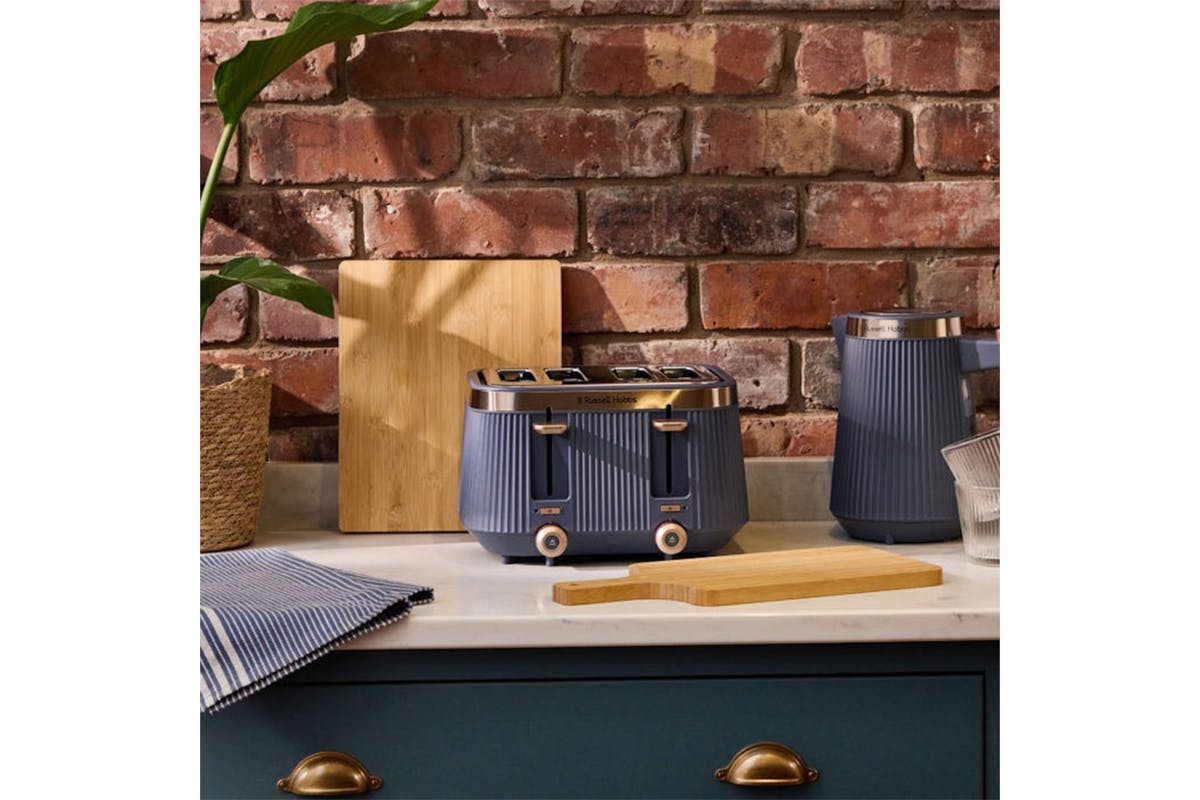 Russell Hobbs Bronte 4 Slice Toaster | 26772 | Navy Blue-2