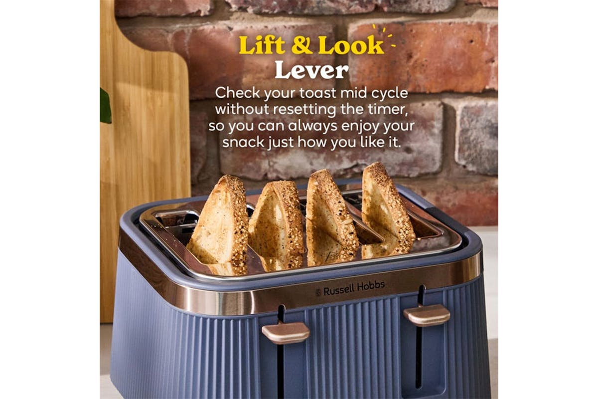 Russell Hobbs Bronte 4 Slice Toaster | 26772 | Navy Blue-5