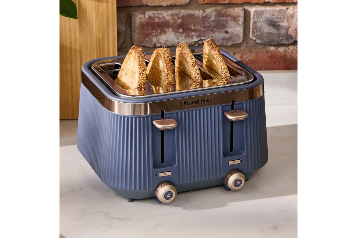 Russell Hobbs Bronte 4 Slice Toaster | 26772 | Navy Blue-7