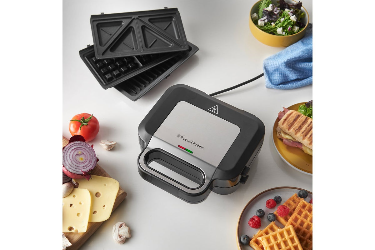 Russell Hobbs Creations 3-in-1 Sandwich Maker | 26810 | Black-9