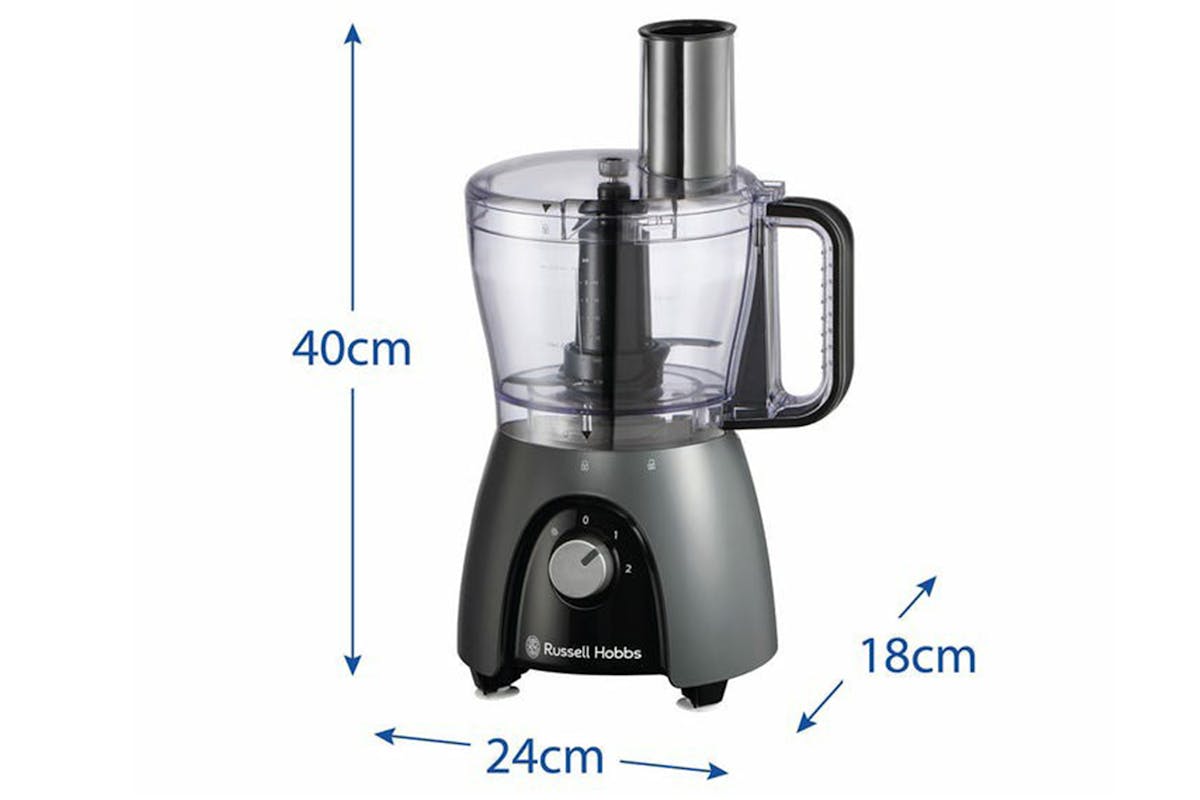 Russell Hobbs Desire Food Processor | 27111 | Matte Charcoal-10