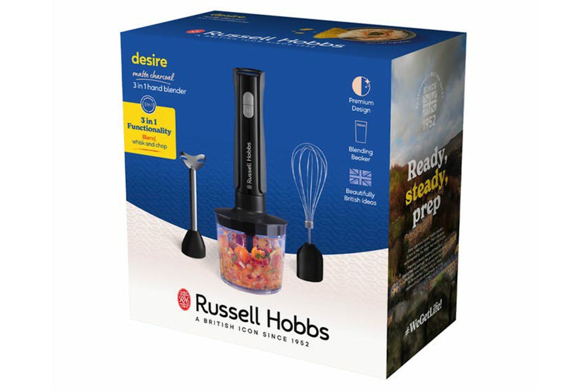 Russell Hobbs Desire 3-in-1 Hand Blender | 27141 | Matte Charcoal-9