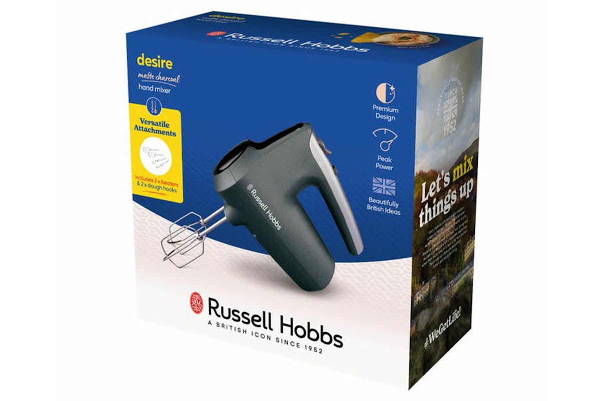 Russell Hobbs Desire Hand Mixer | 27151 | Matte Charcoal-6