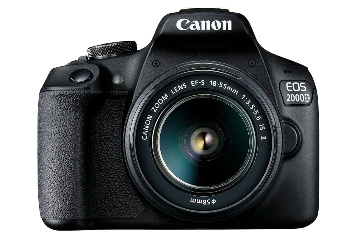 Canon EOS 2000D Camera with EF-S 18-55mm IS II Lens Shoulder Bag & SD Card | Black-3