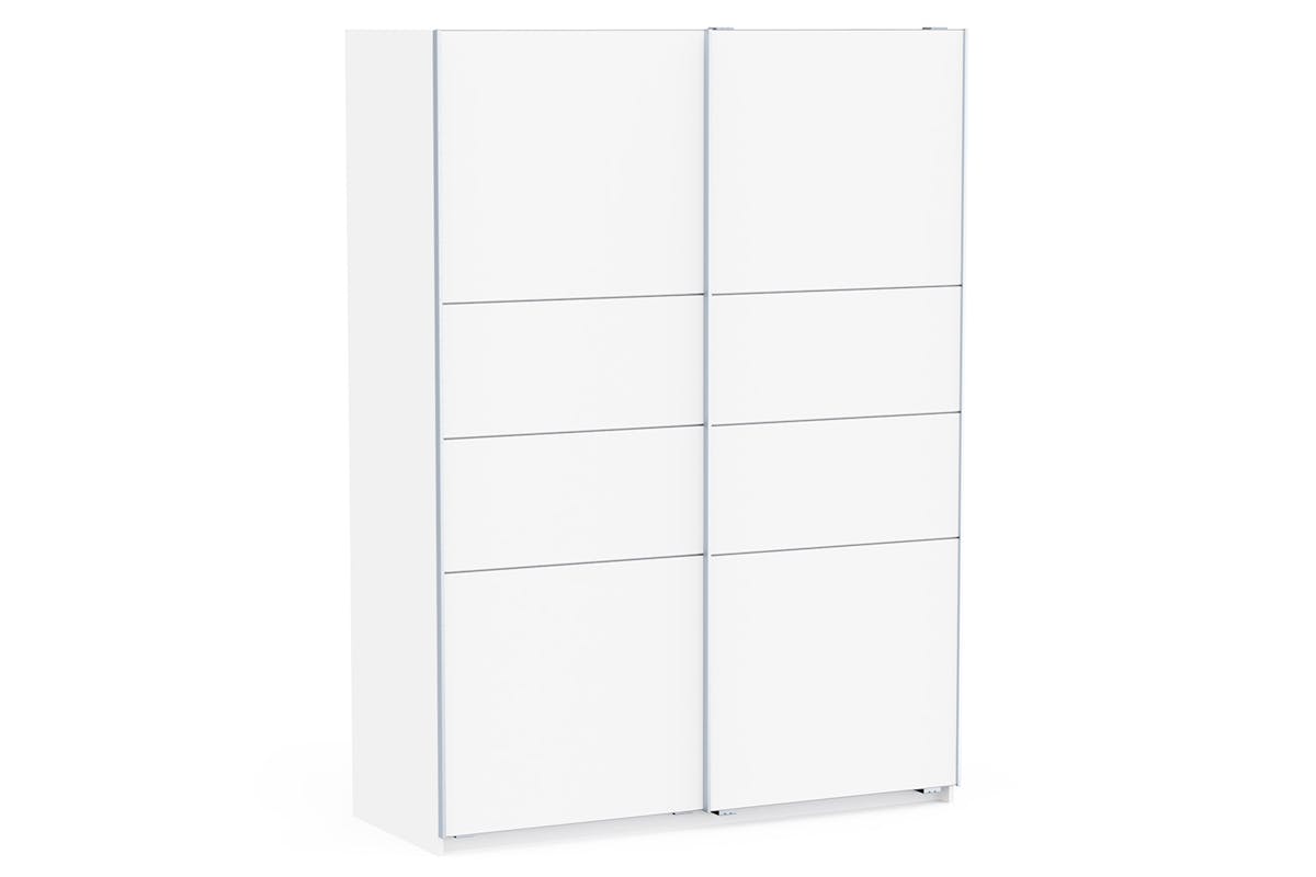 Blokty Sliding Door Wardrobe | 2 Doors | White | 1.5m-5