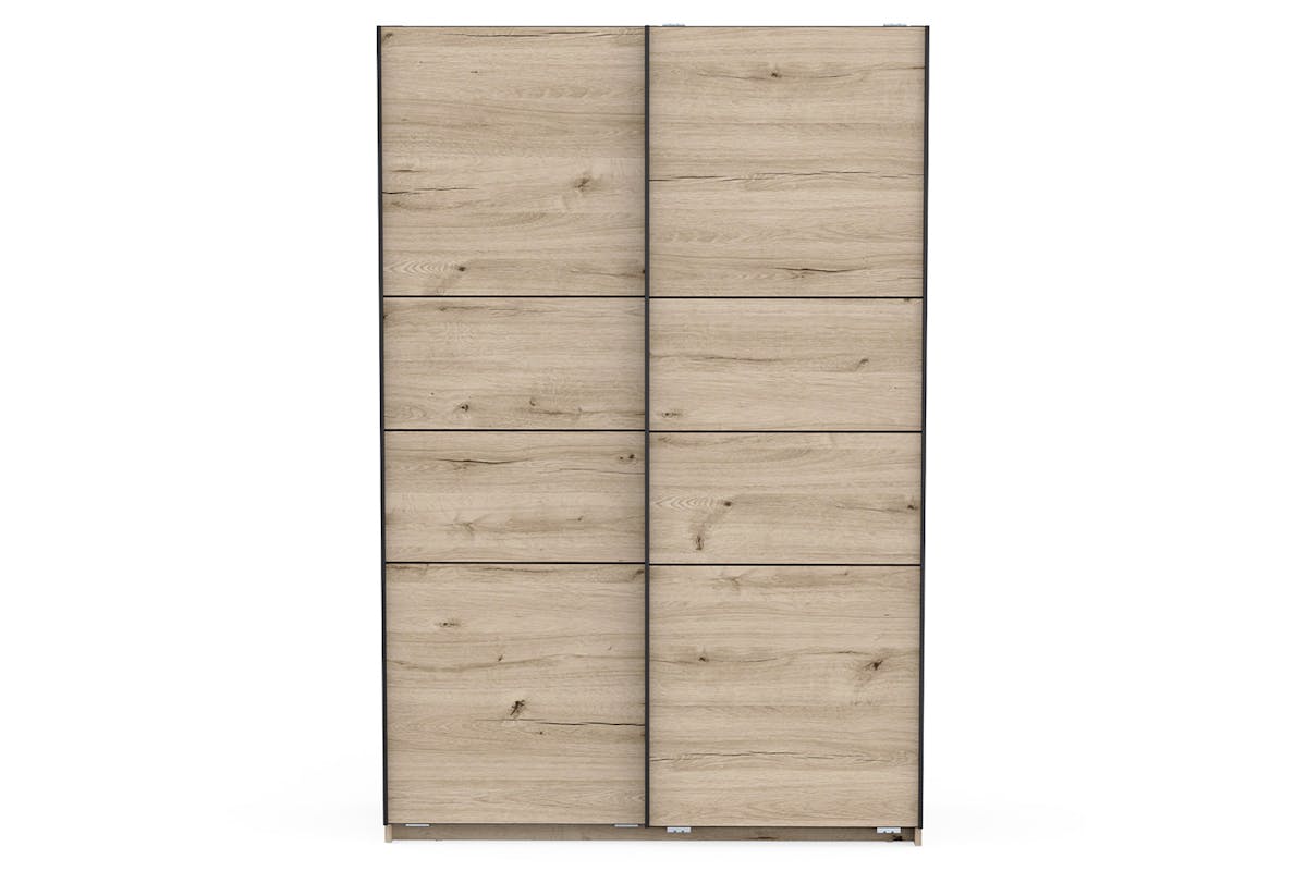 Blokty Sliding Door Wardrobe | 2 Doors | Oak Effect | 1.2m