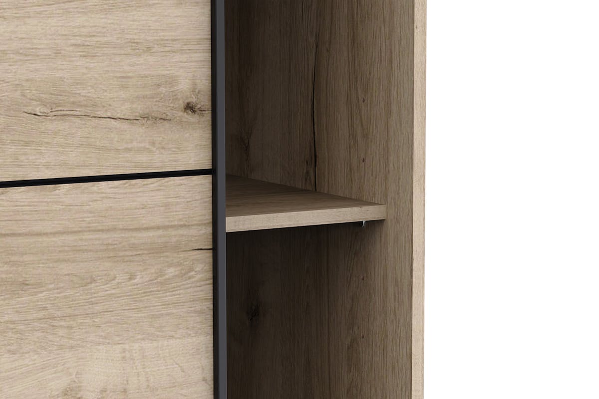 Blokty Sliding Door Wardrobe | 2 Doors | Oak Effect | 1.5 m-8