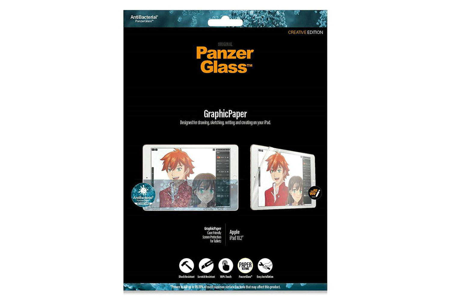 PanzerGlass Graphicpaper Apple iPad 10.2″ Paper Feel Screen Protector Glass-3