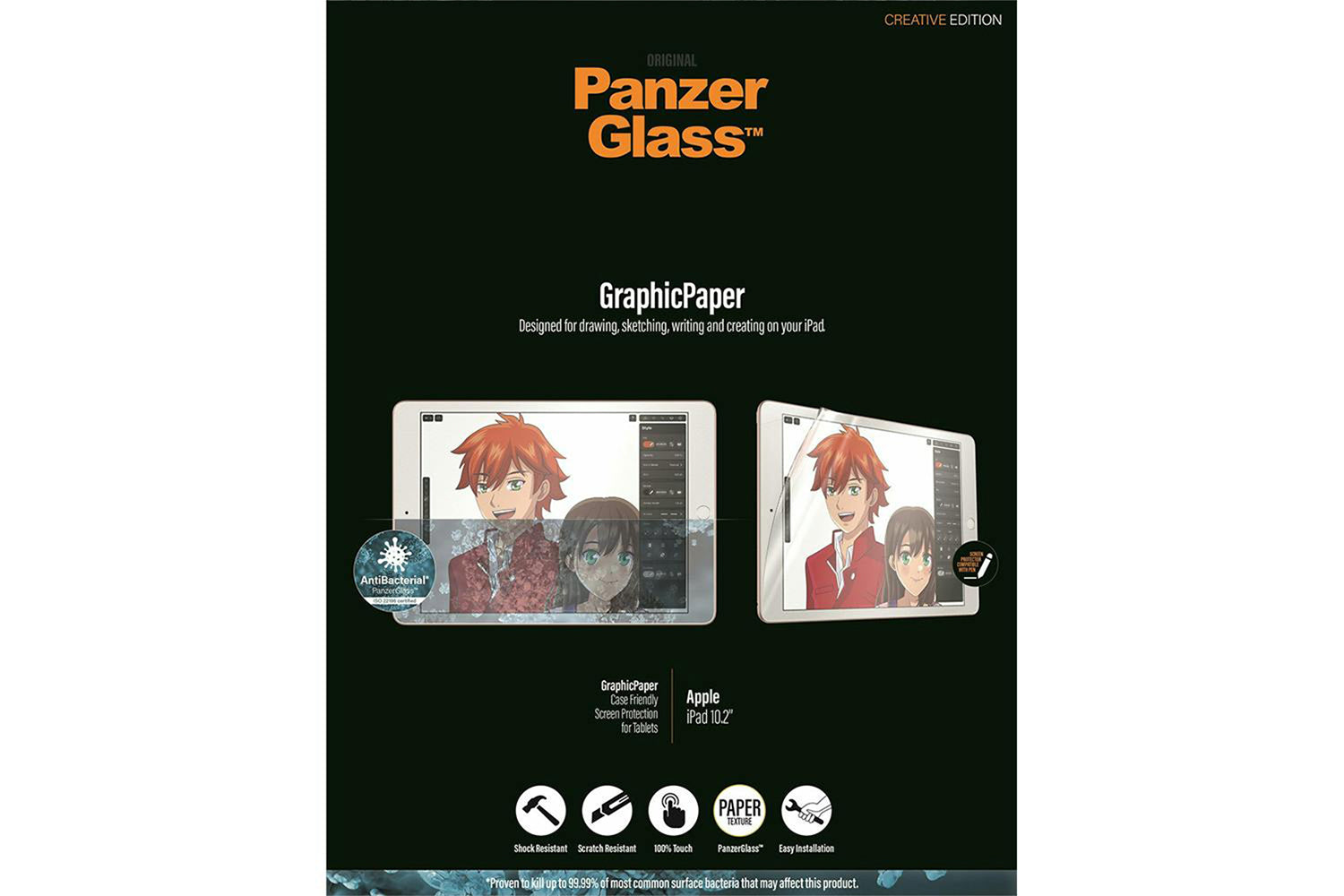 PanzerGlass Graphicpaper Apple iPad 10.2″ Paper Feel Screen Protector Glass-6