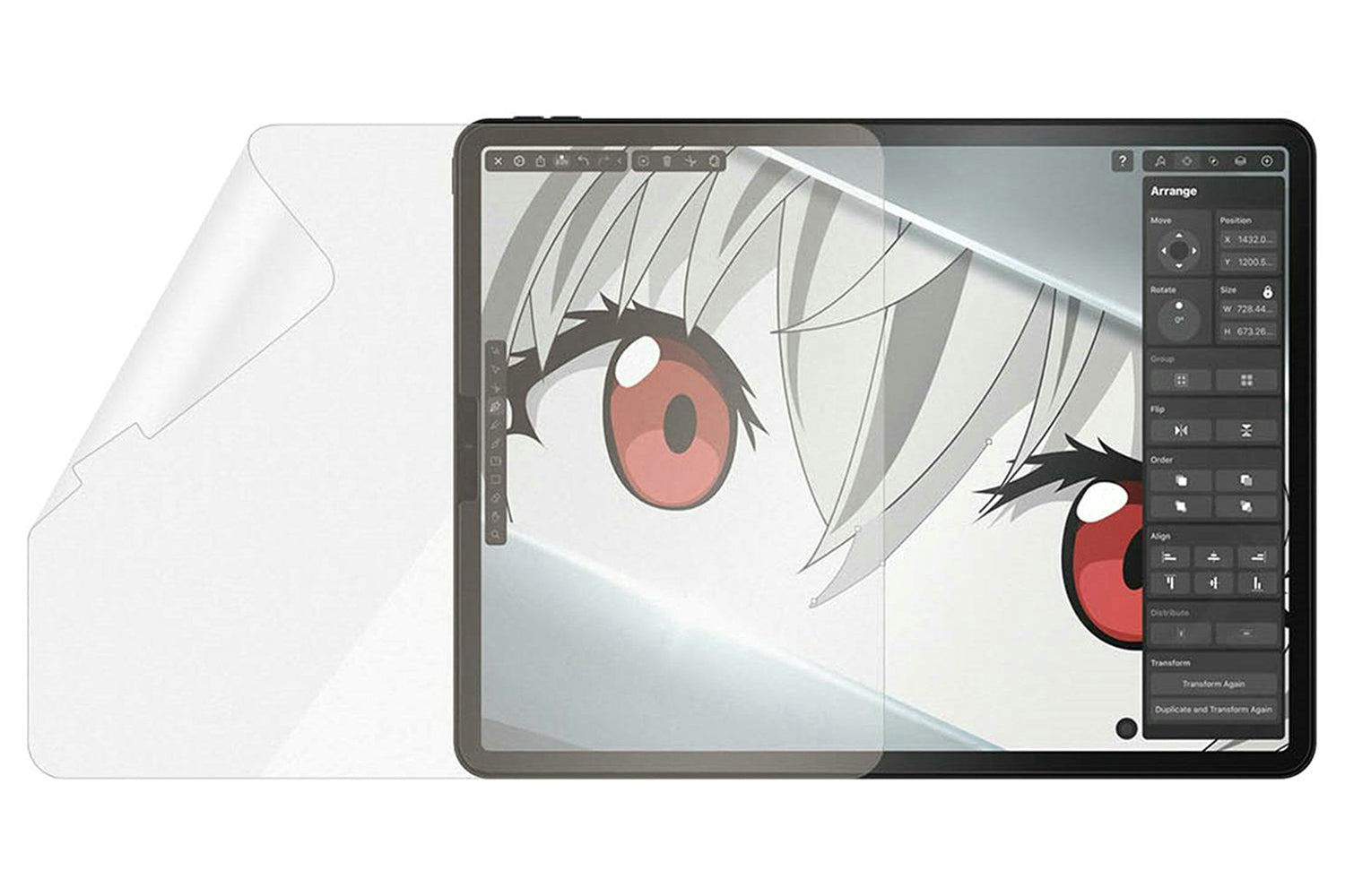 PanzerGlass Graphicpaper Apple ipad Pro 12.9″ Paper Feel Screen Protector Glass