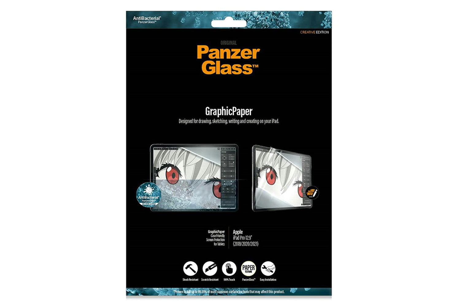 PanzerGlass Graphicpaper Apple ipad Pro 12.9″ Paper Feel Screen Protector Glass-4