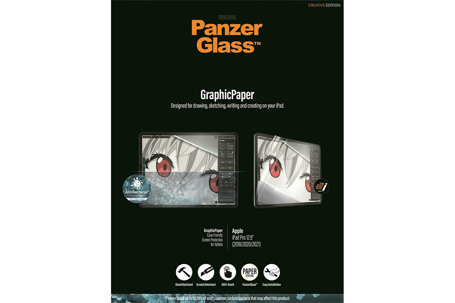 PanzerGlass Graphicpaper Apple ipad Pro 12.9″ Paper Feel Screen Protector Glass-5