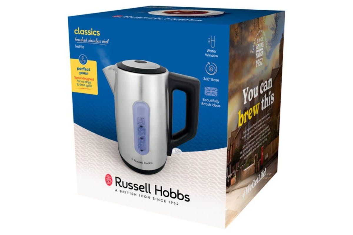 Russell Hobbs 1.7L Classics Illuminated Kettle | 27380 | Brushed Stainless Steel-9