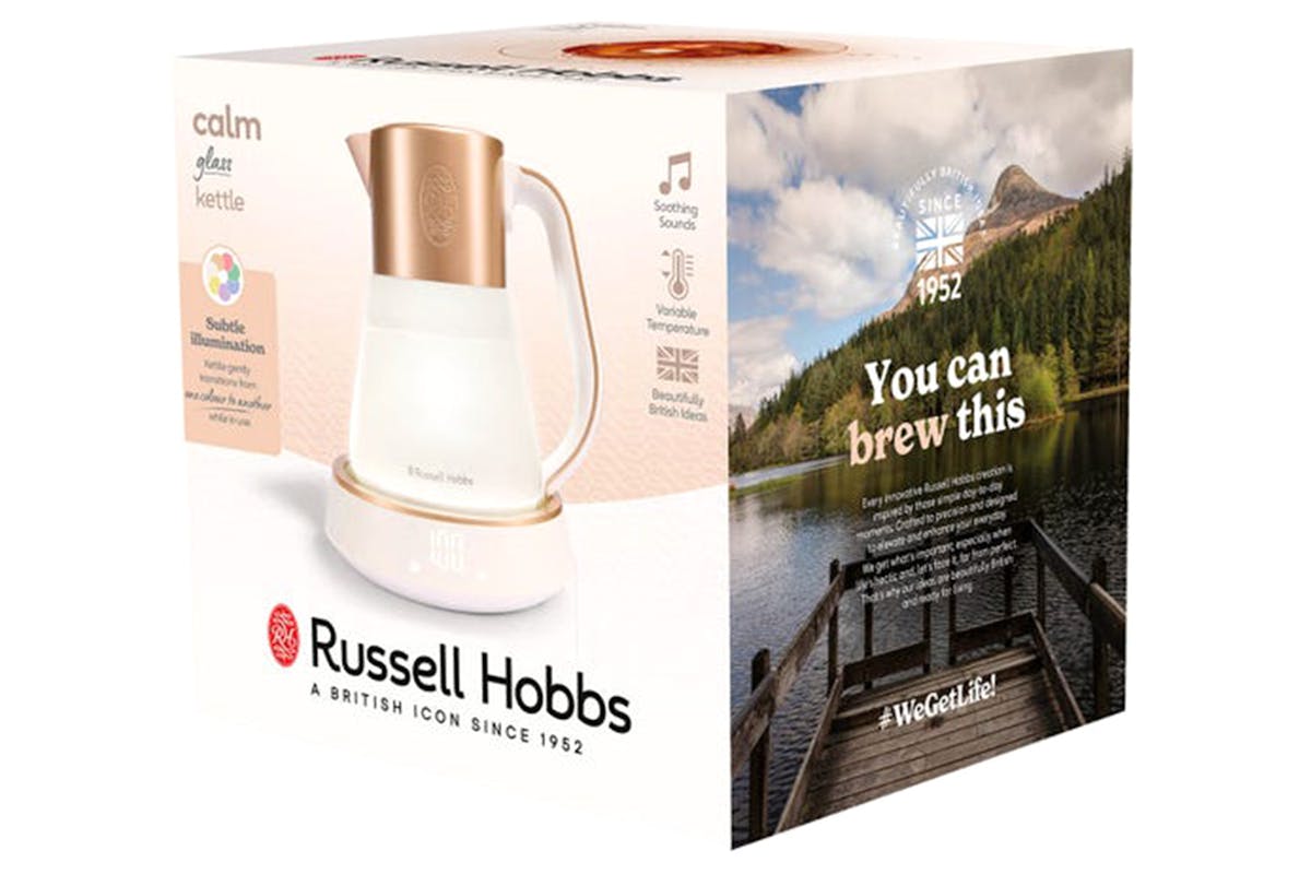 Russell Hobbs 1.7L Calm Kettle | 27450 | White/Copper-11