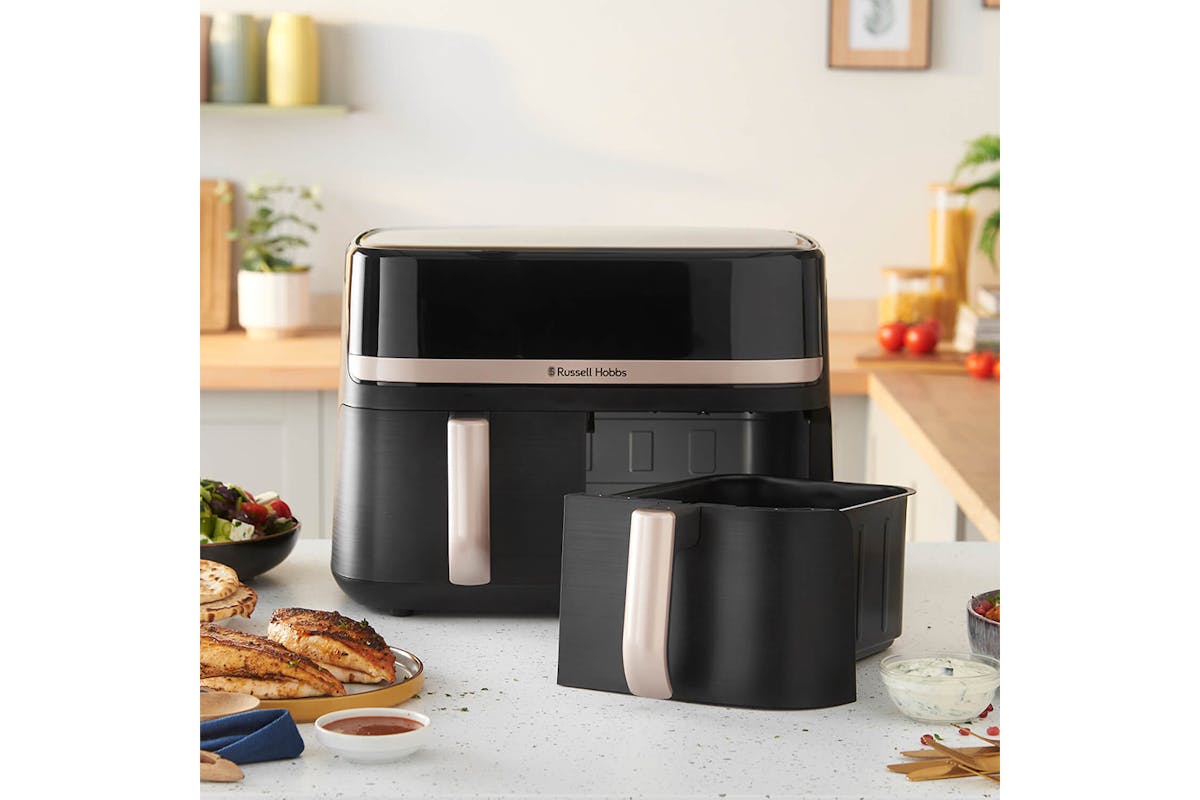 Russell Hobbs 9L Satisfry Dual Basket Air Fryer | 27680 | Black-2