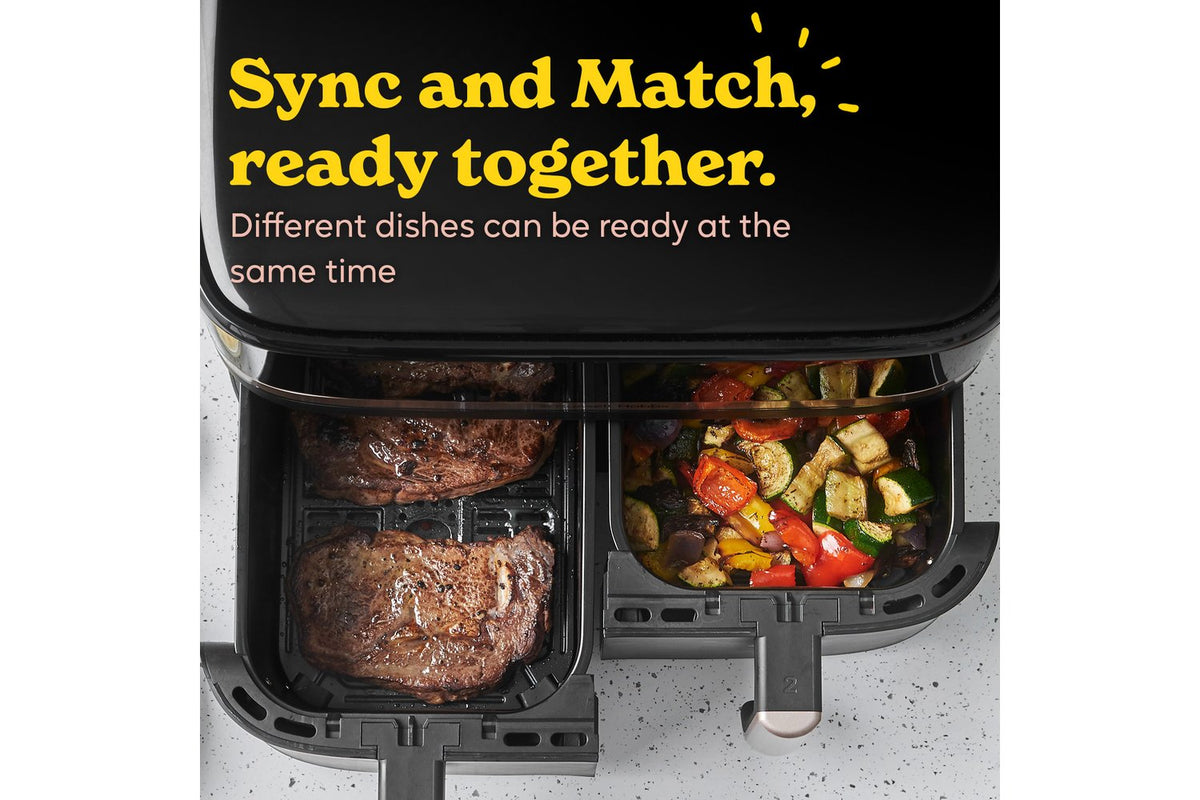 Russell Hobbs 9L Satisfry Dual Basket Air Fryer | 27680 | Black-5