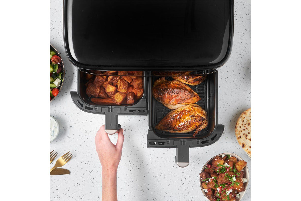 Russell Hobbs 9L Satisfry Dual Basket Air Fryer | 27680 | Black-6