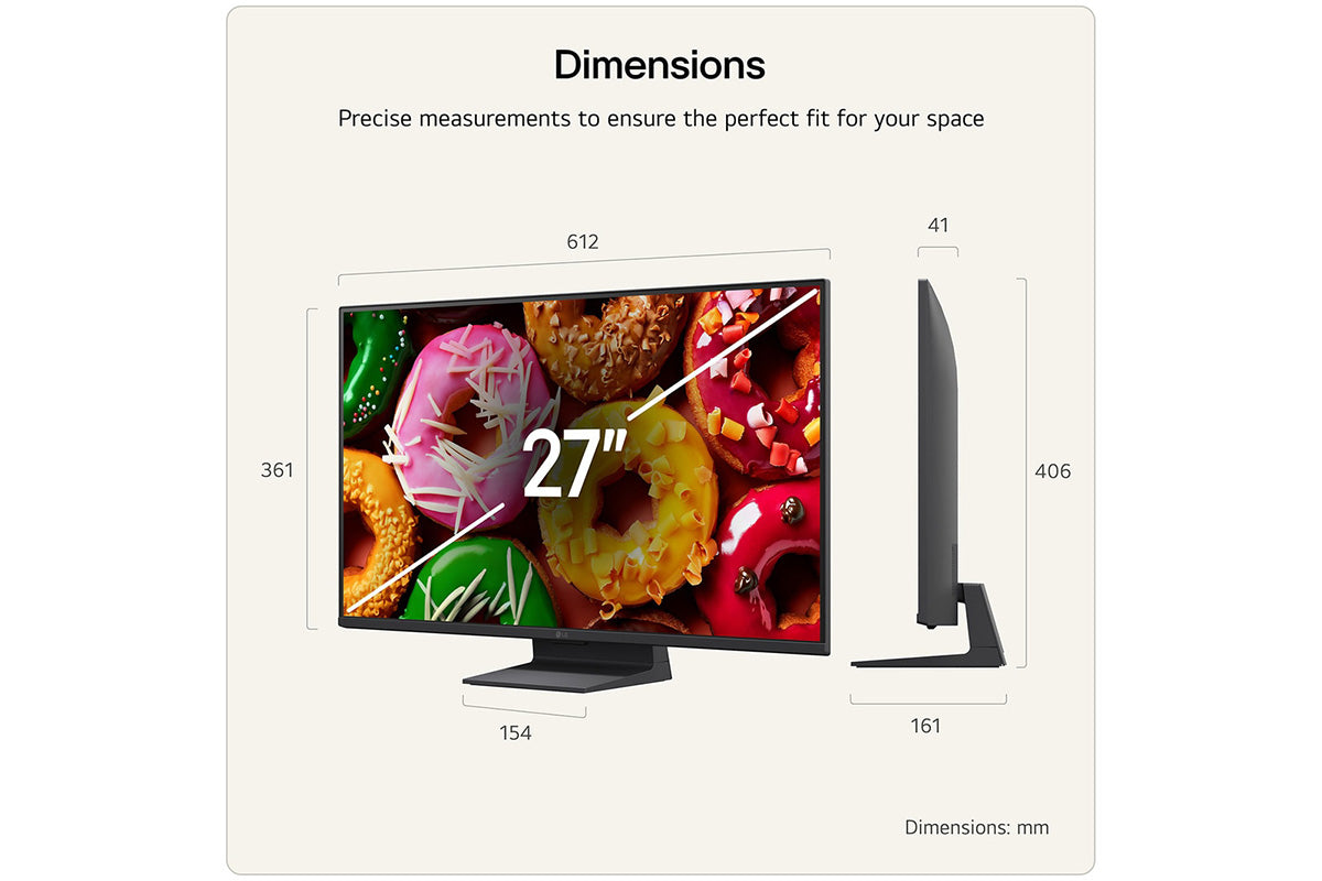 LG LB70 27" LED AI Full HD Smart TV (2026) | 27LB70006LA.AEI-2
