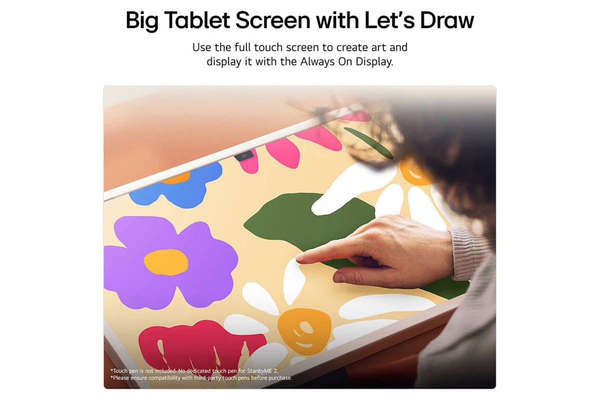 LG StanbyME 27" Rollable Touch Screen Smart TV | 27LX6TDGA.AEK-5