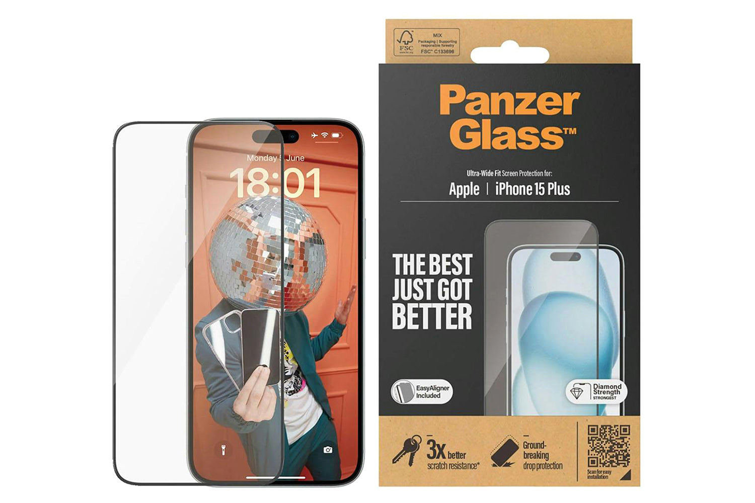 PanzerGlass iPhone 15 Plus Screen Protector-2