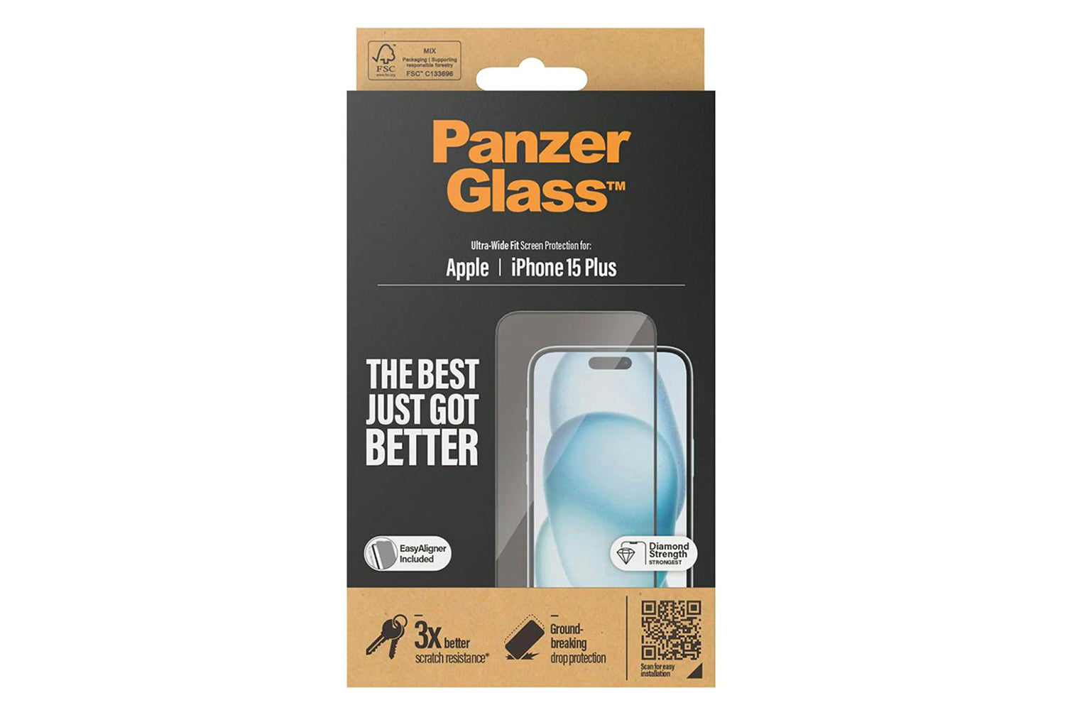 PanzerGlass iPhone 15 Plus Screen Protector-3