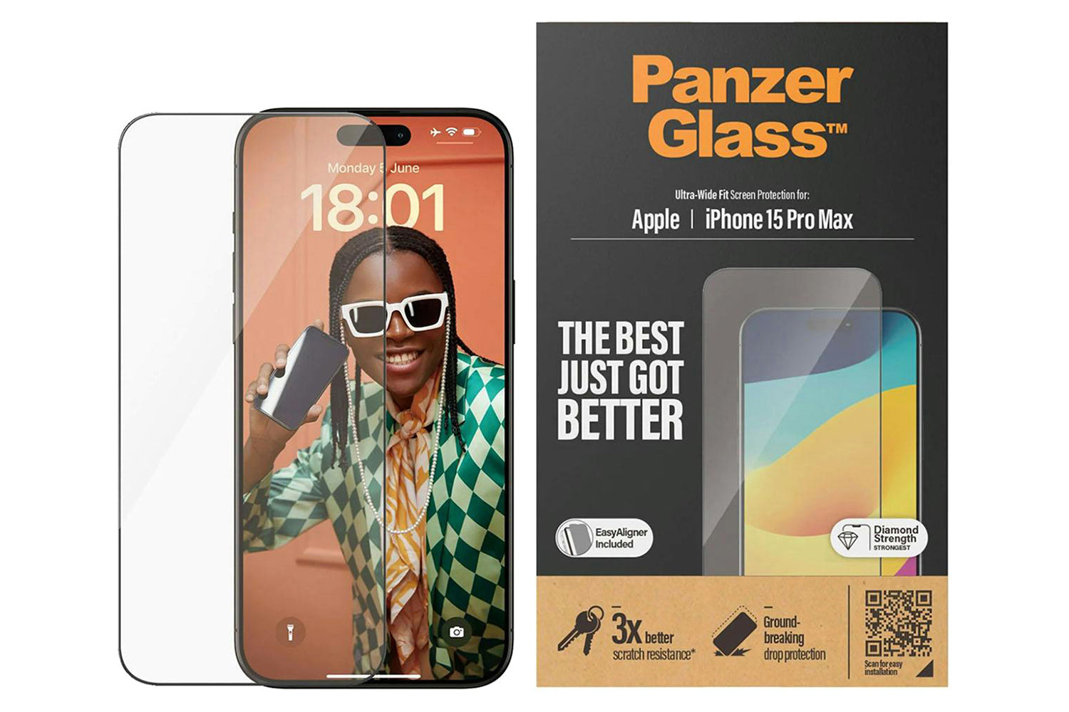 PanzerGlass iPhone 15 Pro Max Screen Protector-2