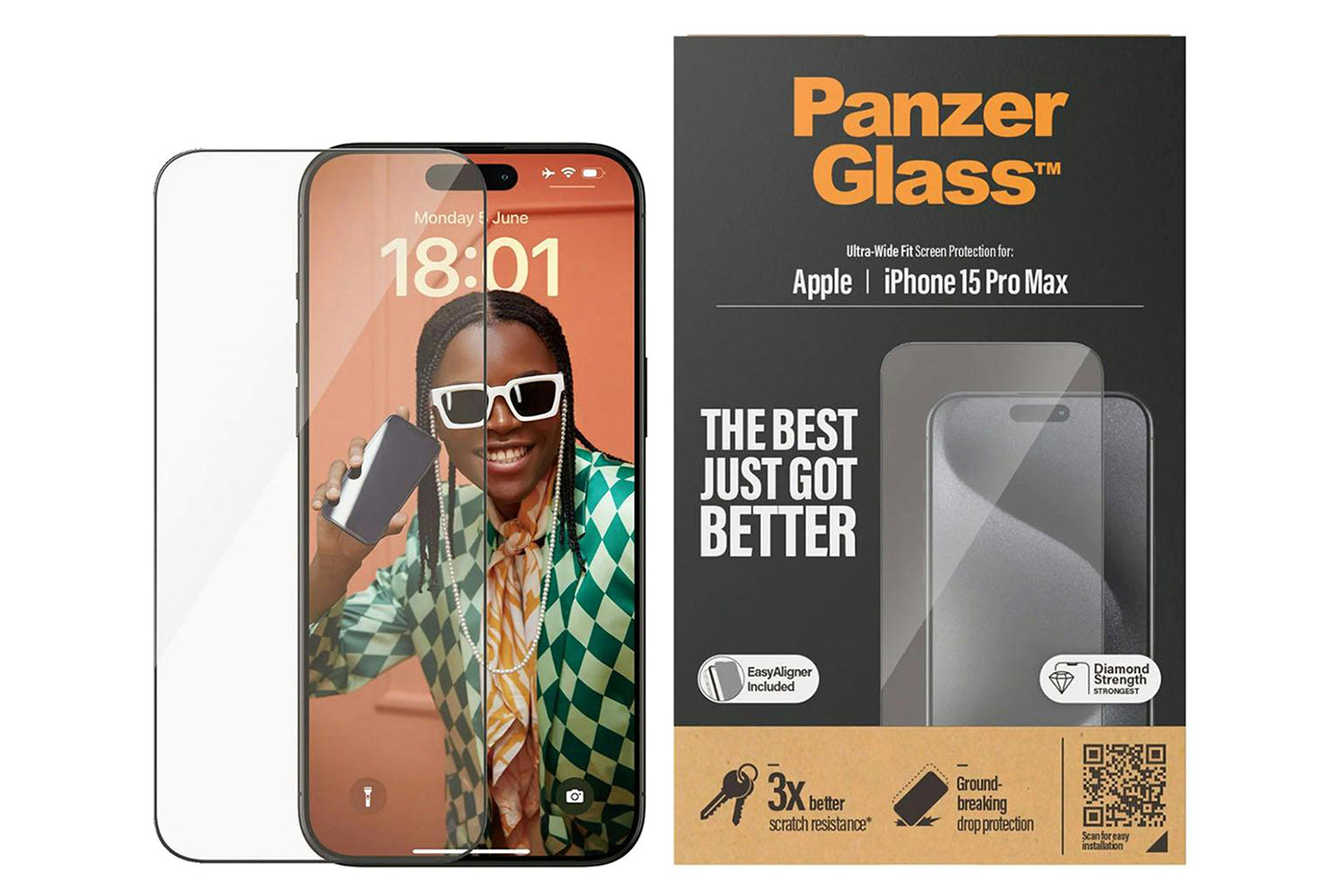 PanzerGlass iPhone 15 Pro Max Screen Protector-3