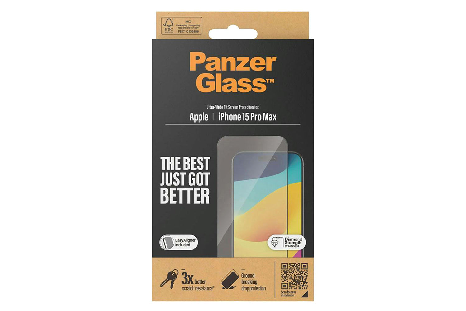 PanzerGlass iPhone 15 Pro Max Screen Protector-4