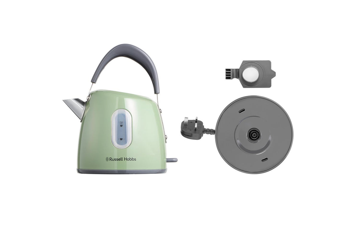 Russell Hobbs 1.5L Stylevia Kettle | 28134 | Sage Green-9