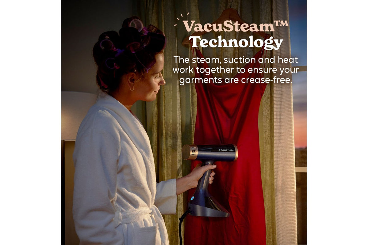 Russell Hobbs Steam Genie VacuSteam Garment Steamer | 28550 | Midnight Blue-2