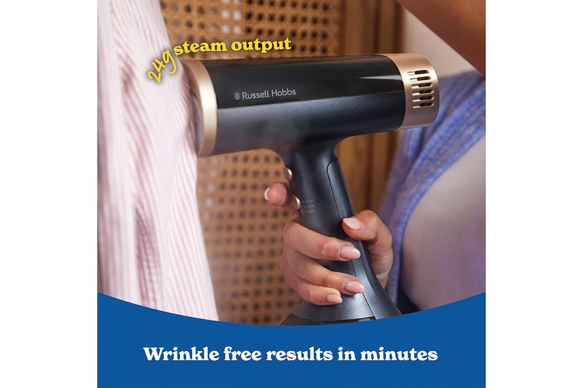 Russell Hobbs Steam Genie VacuSteam Garment Steamer | 28550 | Midnight Blue-3