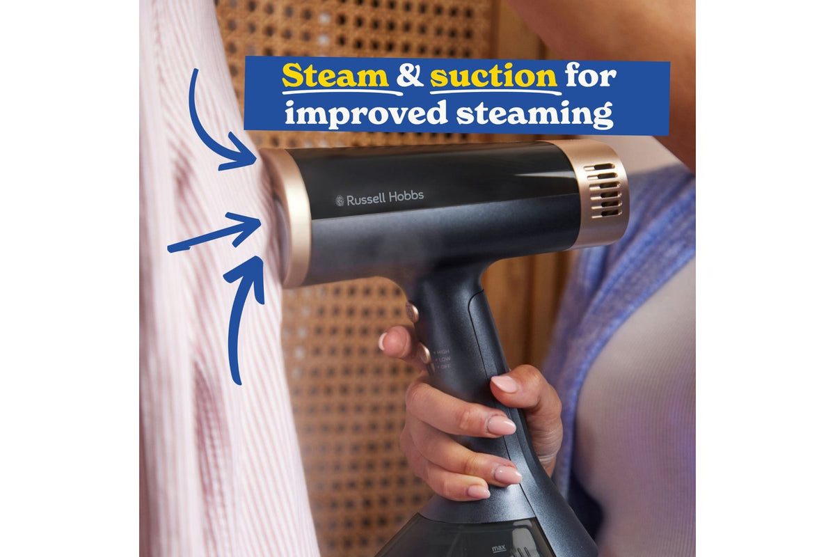 Russell Hobbs Steam Genie VacuSteam Garment Steamer | 28550 | Midnight Blue-8